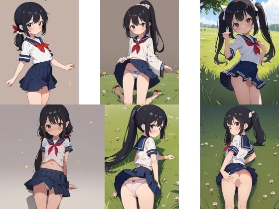 サンプル画像2:〇リJ〇ちゃんたちのパンチラ＆ノーパン集ver.3セーラー服編(じぇいまる) [d_389653]