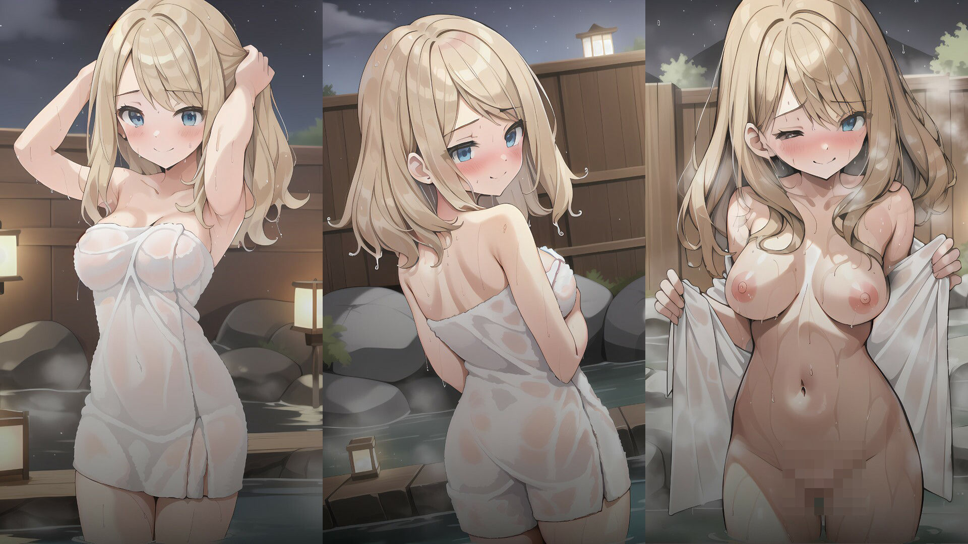 サンプル画像1:金髪パリ女子 温泉初体験(PeachPoint) [d_389856]