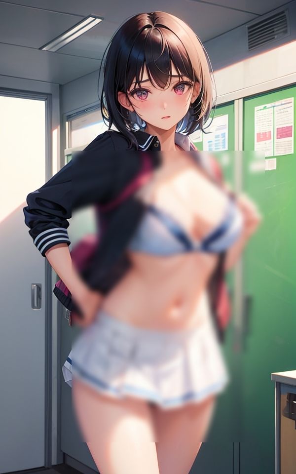 サンプル画像4:シャツの下は下着だけだよ(スタジオフェチ) [d_389887]