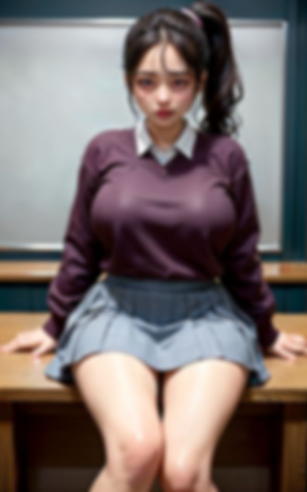 サンプル画像3:学園痴女〜めちゃくちゃにしてほしい〜(好色シミュレーション) [d_389893]