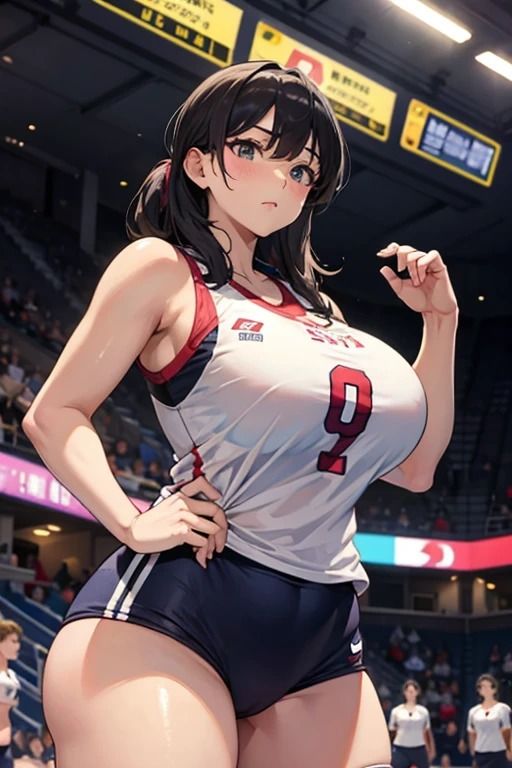 サンプル画像1:バレーボール部催●女子写真集1(AI dreamer) [d_389899]