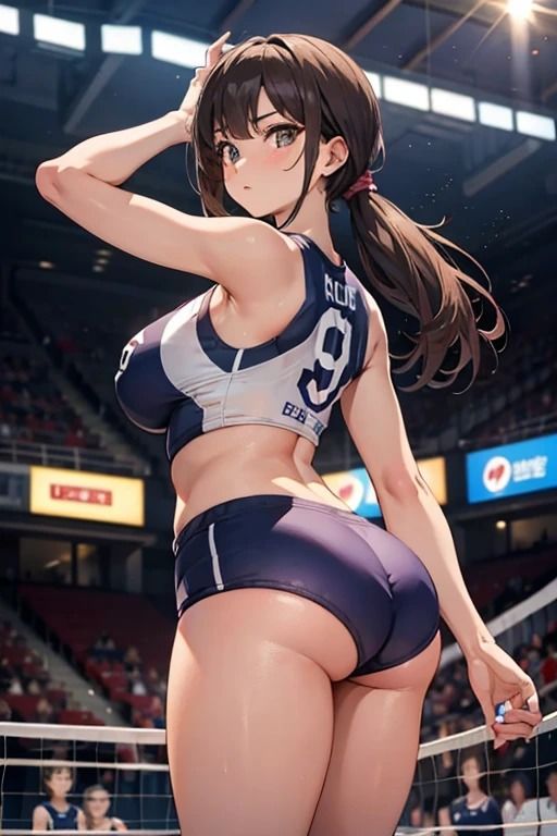 サンプル画像2:バレーボール部催●女子写真集1(AI dreamer) [d_389899]