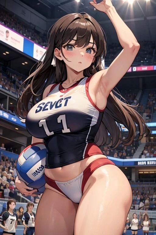 サンプル画像4:バレーボール部催●女子写真集1(AI dreamer) [d_389899]