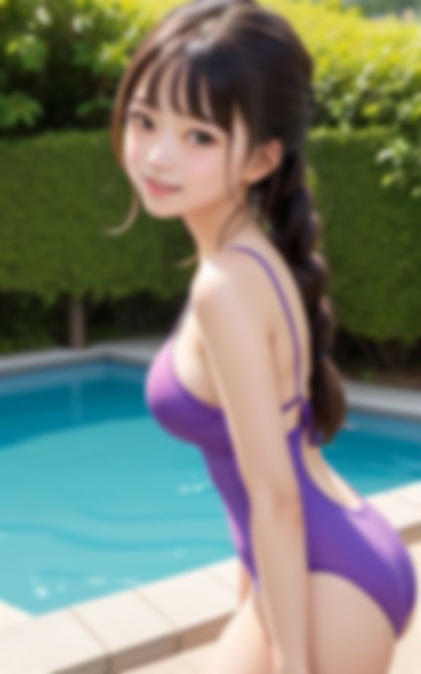 ロリ巨乳〜水着から溢れる乳〜のサンプル画像 6
