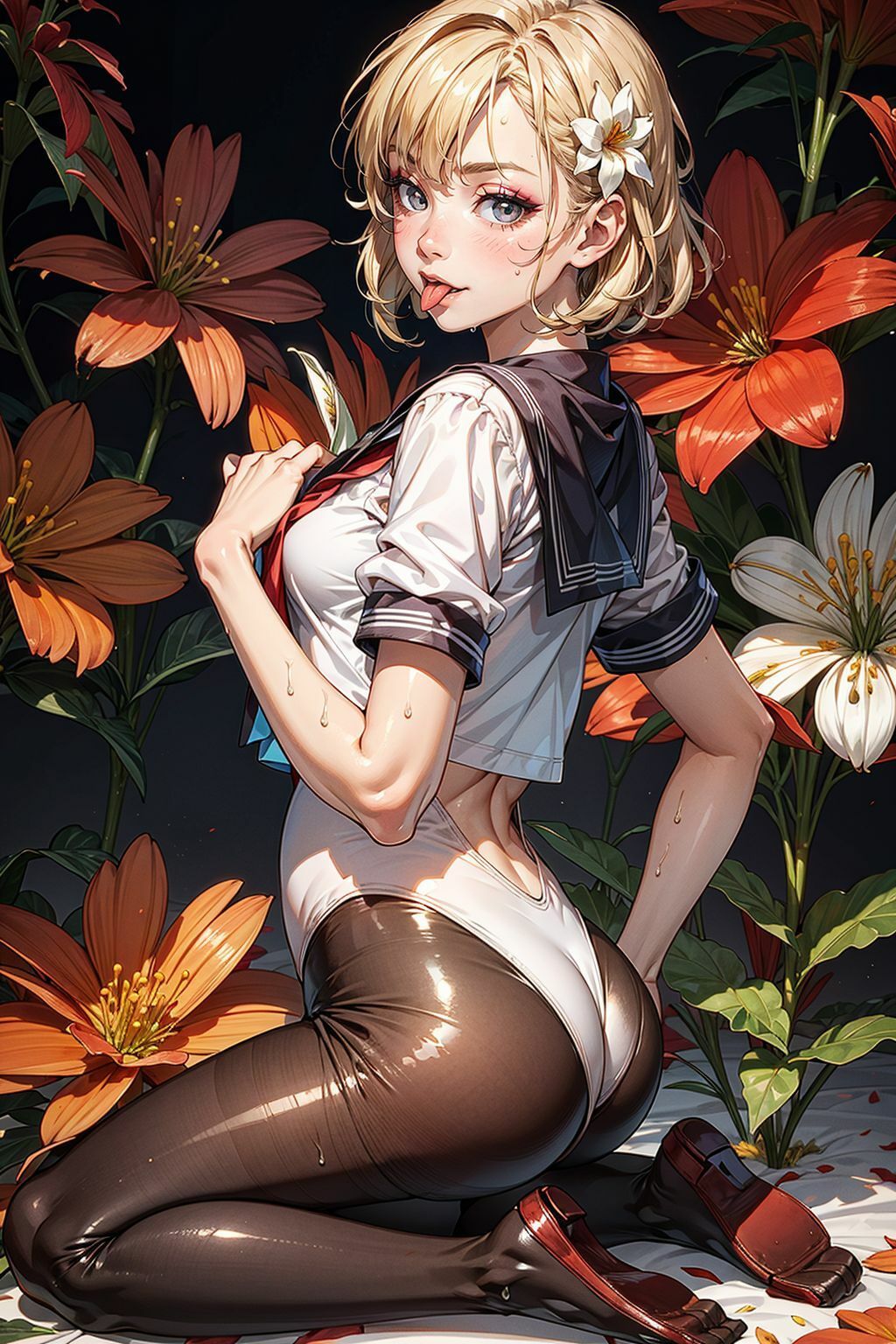 サンプル画像5:社会的に終わるかもしれないのに今日も公然猥褻を続けてしまうどすけべビッチたち(にゃにゃ丸プロデュース) [d_389916]