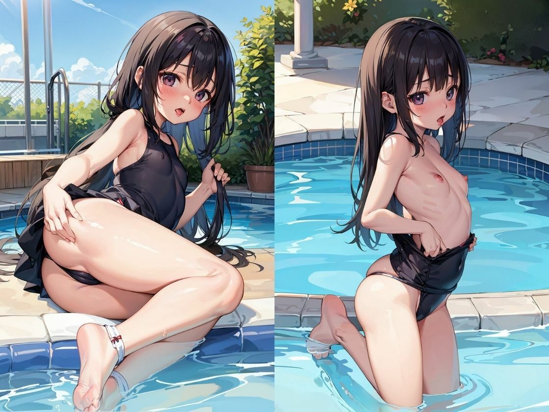 サンプル画像3:つるぺた性交日記ー水着編ー(スターブックス) [d_389943]