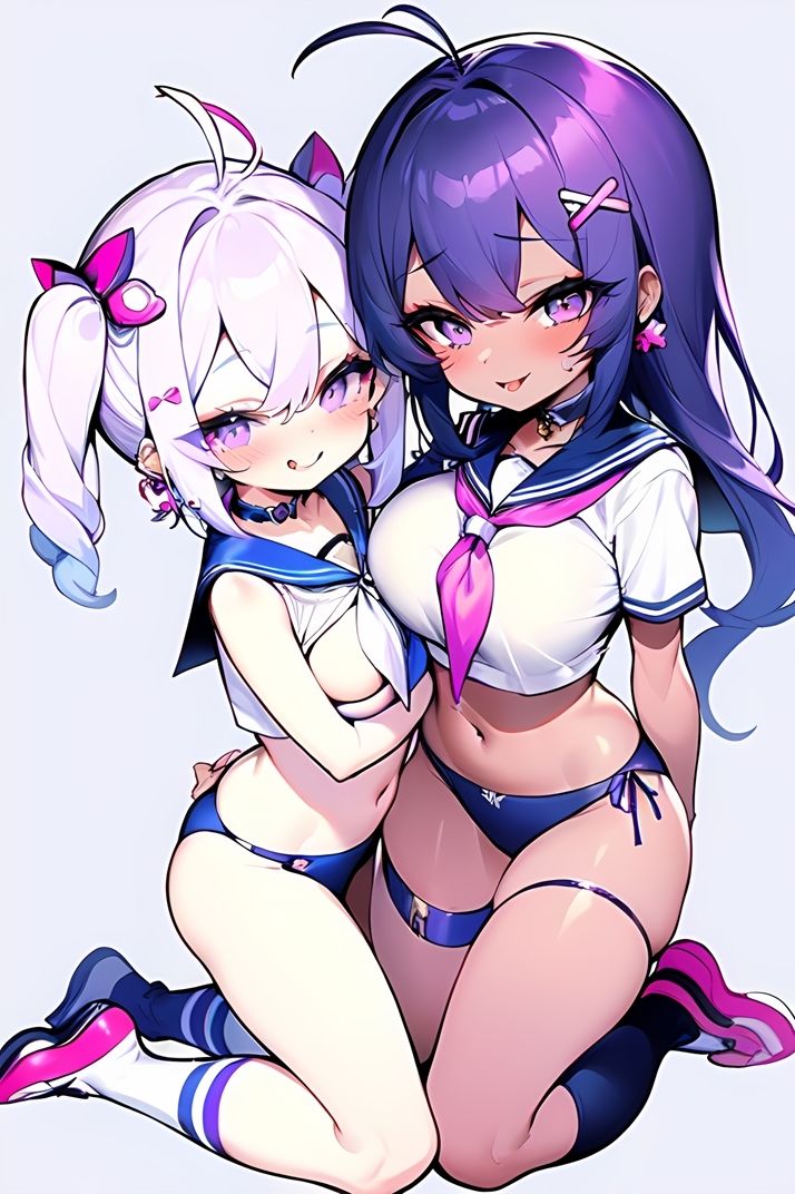 サンプル画像2:【ムチッと枚数増量中！】PASTEL GIRLS 4 ギャルJK達がドすけべボディを自慢気に見せつけてくる（全120P）(Yuri – AI Creator) [d_389961]