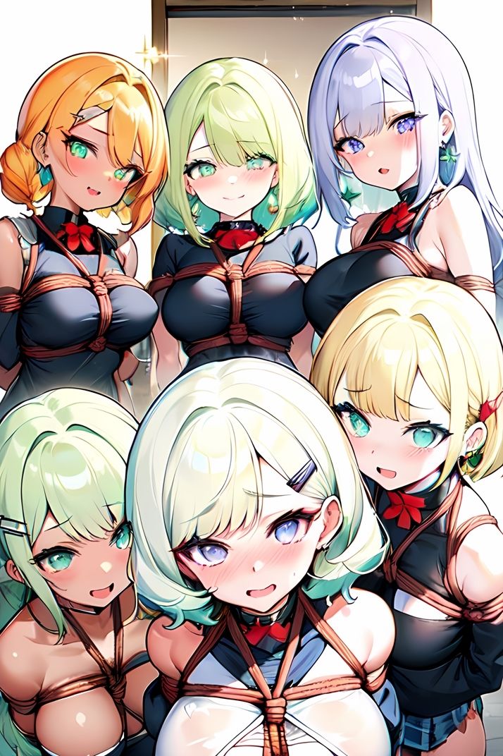 サンプル画像4:【ムチッと枚数増量中！】PASTEL GIRLS 4 ギャルJK達がドすけべボディを自慢気に見せつけてくる（全120P）(Yuri – AI Creator) [d_389961]