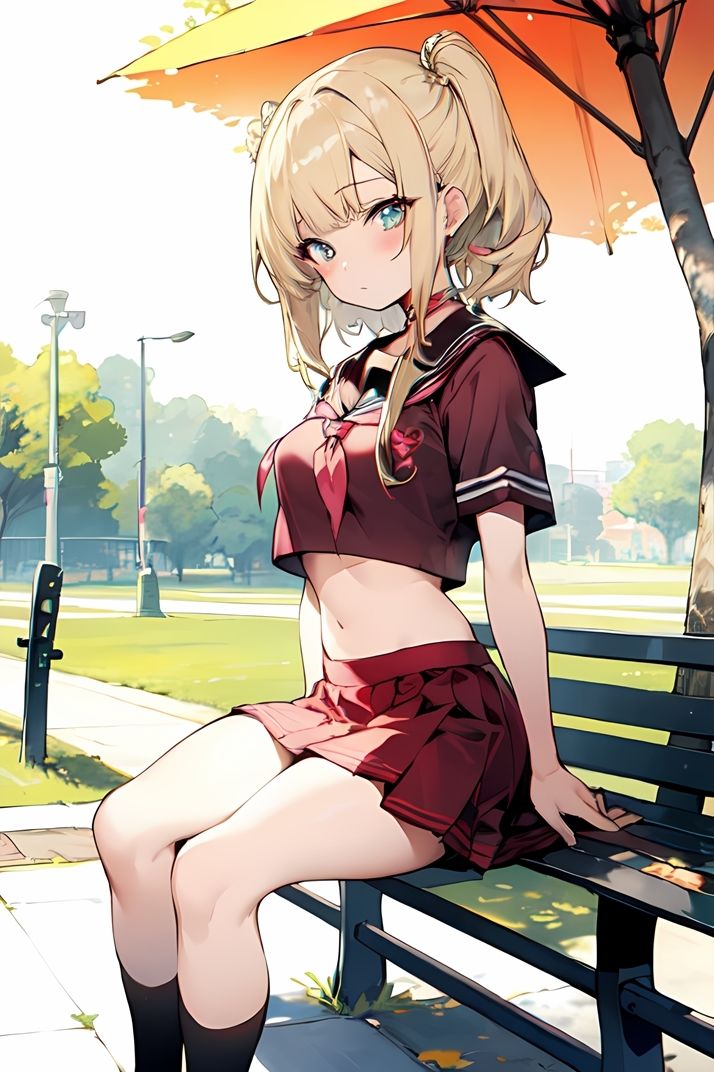 サンプル画像5:【ムチッと枚数増量中！】PASTEL GIRLS 4 ギャルJK達がドすけべボディを自慢気に見せつけてくる（全120P）(Yuri – AI Creator) [d_389961]