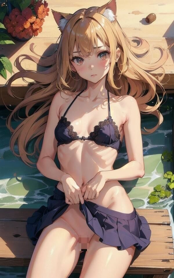 サンプル画像3:見習いコスプレイヤーのえっちなプレイ(下着で妄想) [d_389967]