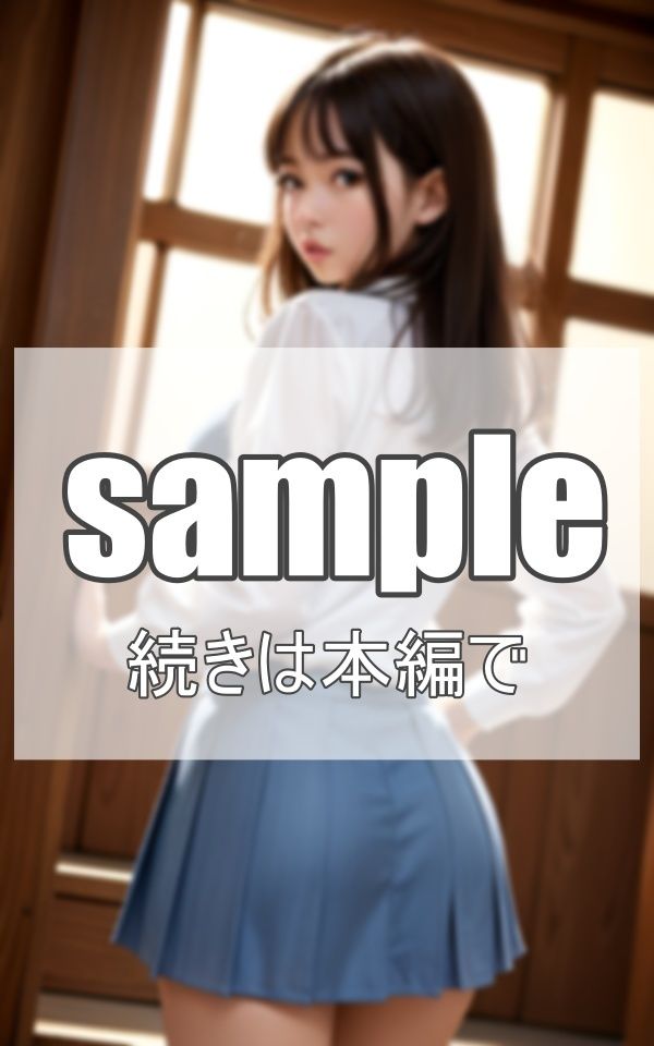 サンプル画像3:振り向き美少女のパンチラ(淫想AI宮殿) [d_389998]