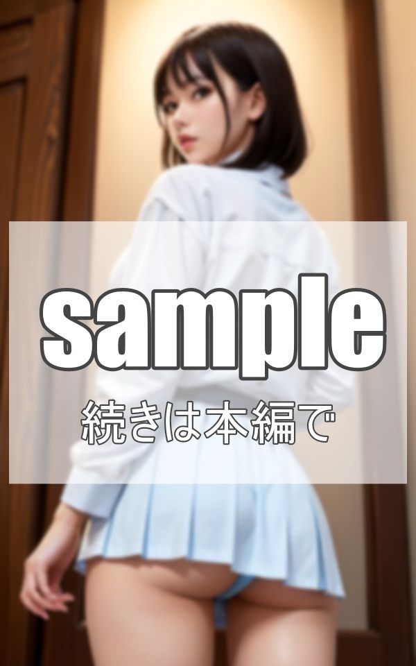 サンプル画像6:振り向き美少女のパンチラ(淫想AI宮殿) [d_389998]