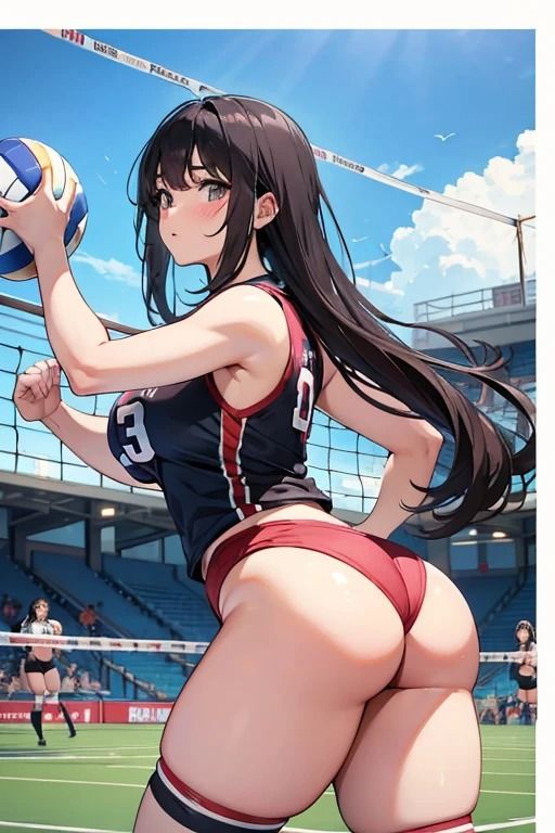 サンプル画像4:バレーボール部催●女子写真集2 〜お尻中心CG集編〜(AI dreamer) [d_390028]