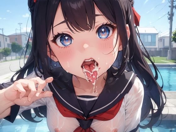 サンプル画像2:制服女子えちえち淫乱学園(清純学園写真館) [d_390042]