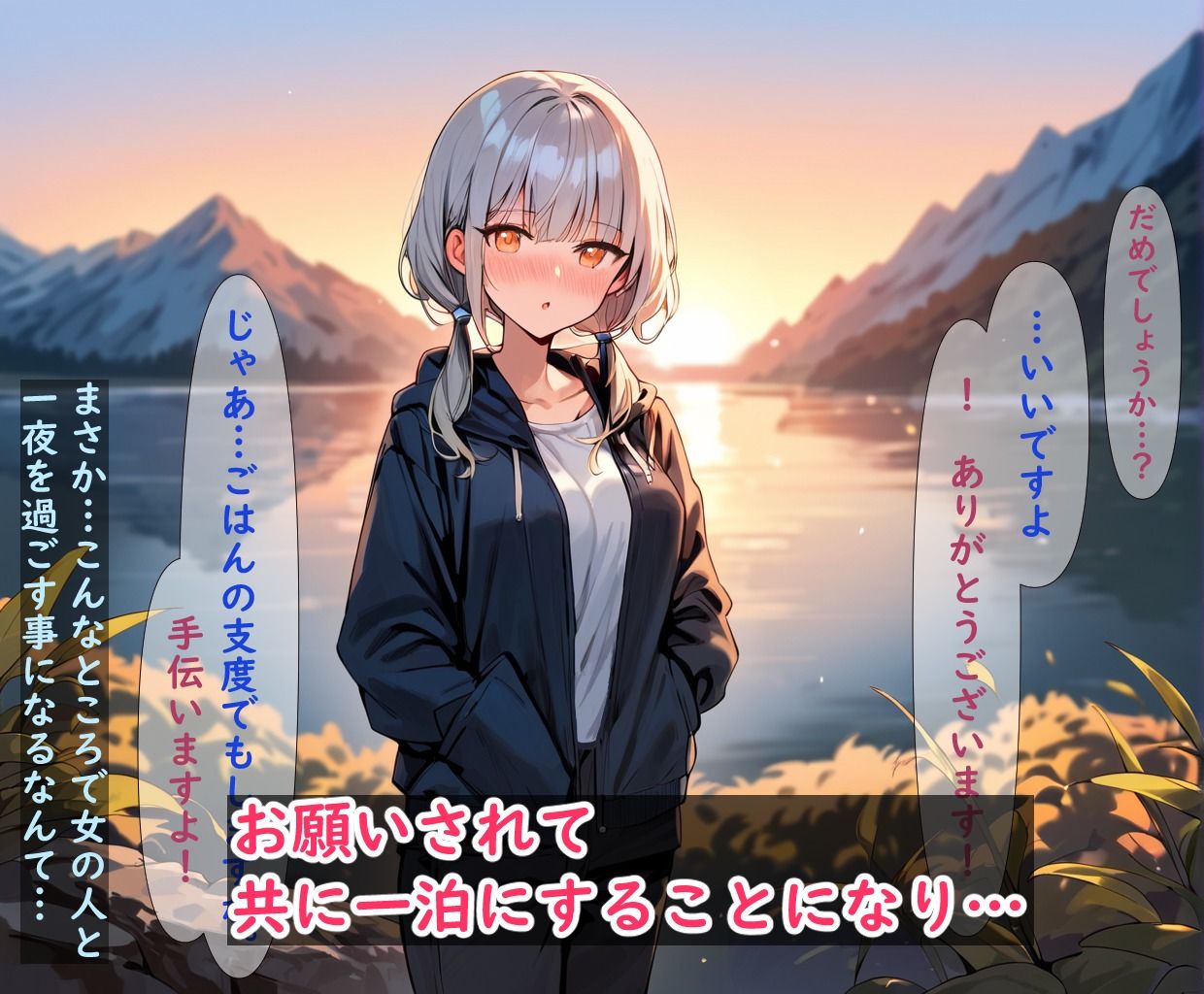 サンプル画像2:山奥キャンプ地で遭遇した女性に睡眠薬を盛られてしまう話(SPAPLA) [d_390061]