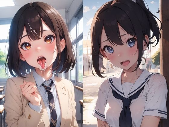 サンプル画像2:バチボコ淫乱女学園 最高にえっちな学園生活(放課後美少女同好会) [d_390067]