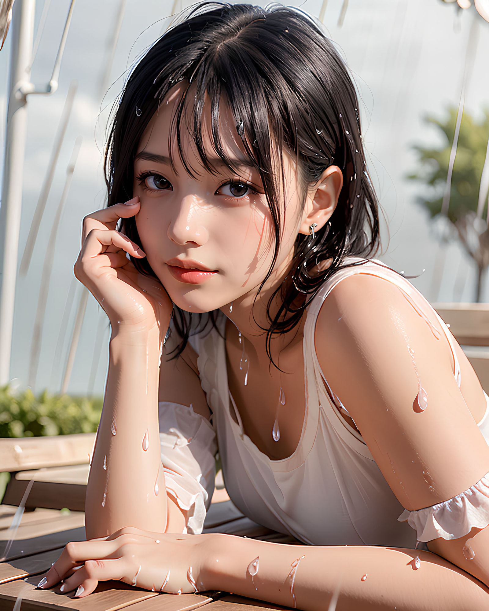 サンプル画像2:濡れシャツ(Liyu(りゆ)) [d_390075]