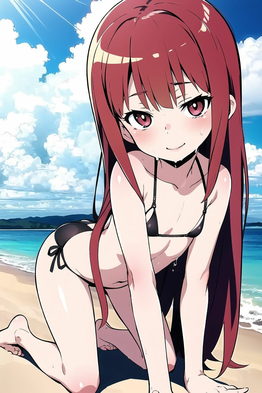 サンプル画像5:フェチ特化CG集Vol.4 ビキニ×貧乳(スタジオ神楽) [d_390107]