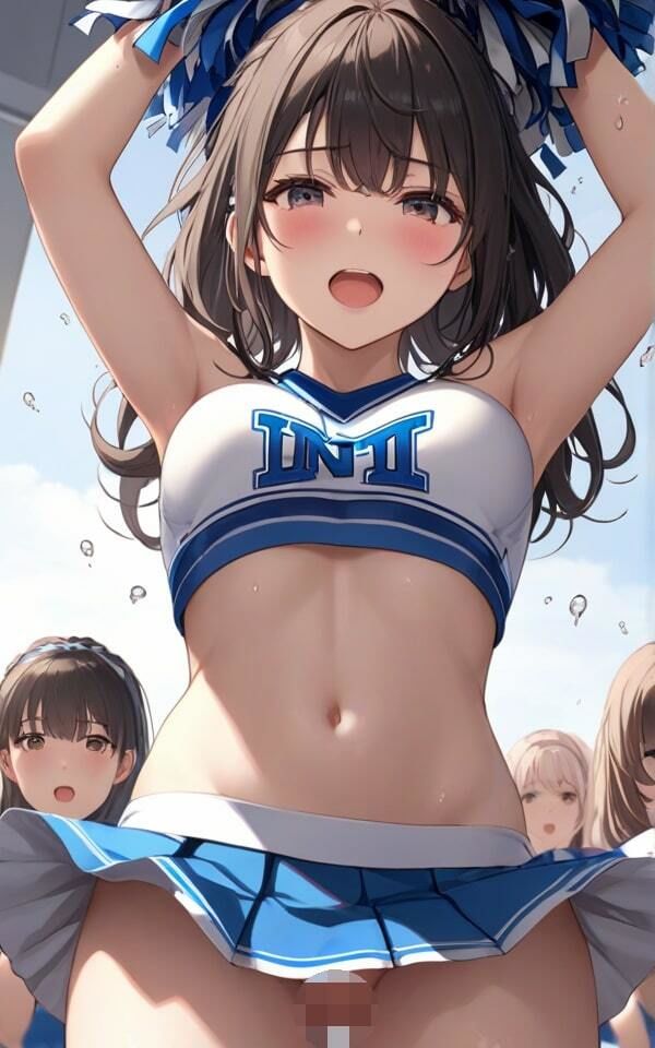 サンプル画像3:巨乳チアガールのセクシーな応援 勝ったらご褒美あげる！(火の小鳥) [d_390130]