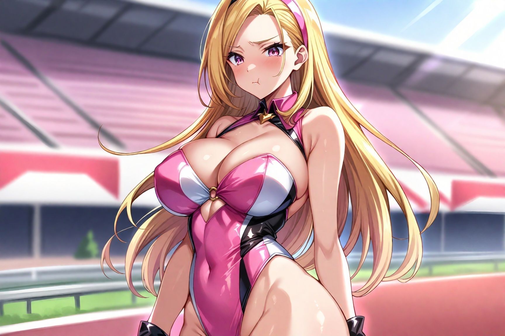 サンプル画像2:種付け レースクイーン(チェリーポンプ) [d_390219]