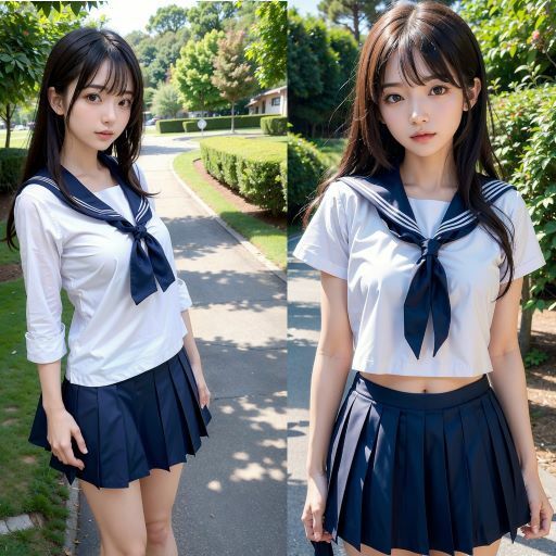 サンプル画像4:激カワの制服美少女達(Realpoi) [d_390255]