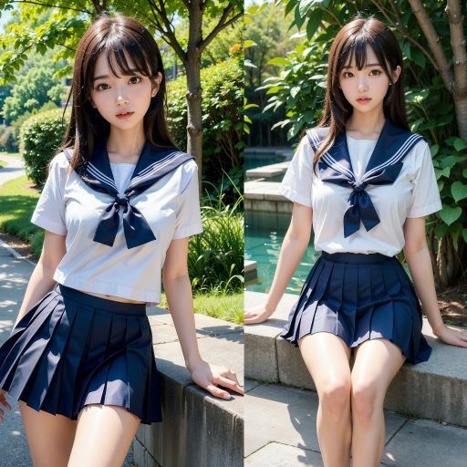 サンプル画像5:激カワの制服美少女達(Realpoi) [d_390255]