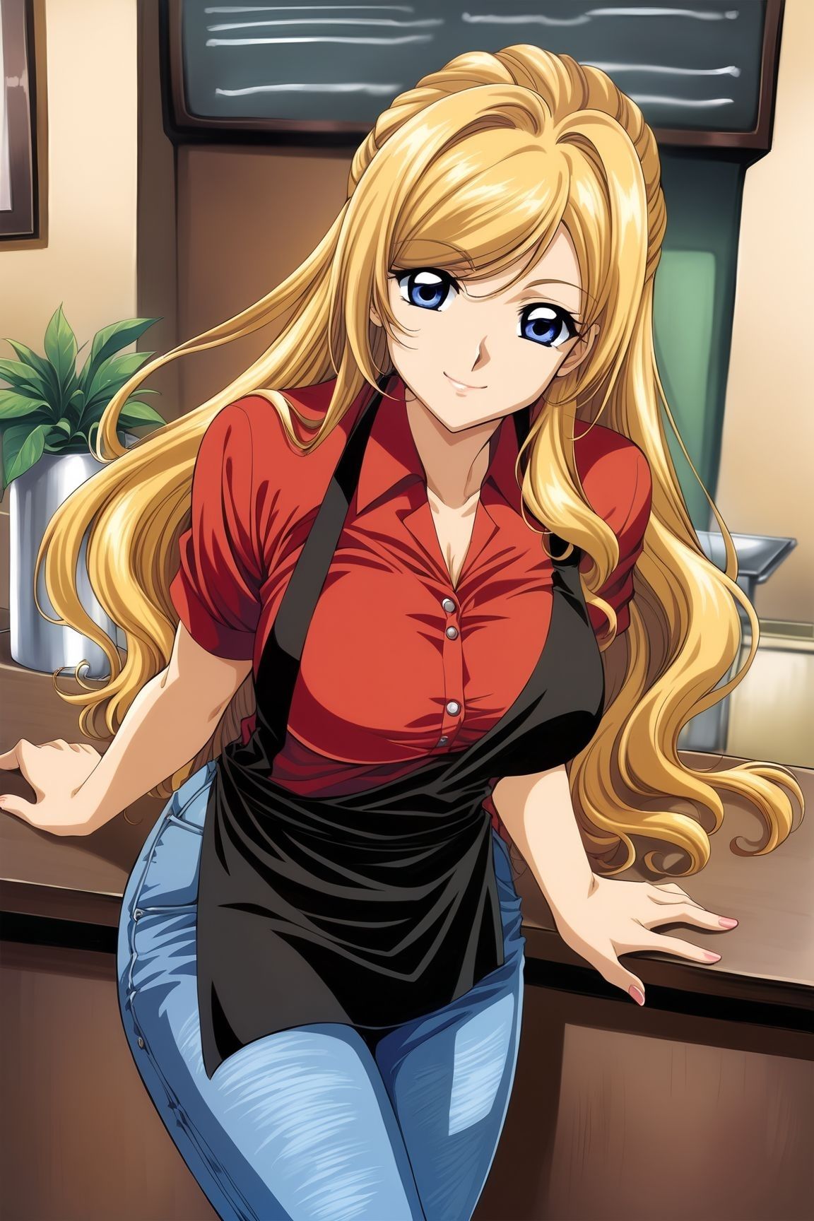 サンプル画像1:ファストフード店の裏メニュー(デンジャー猫) [d_390403]