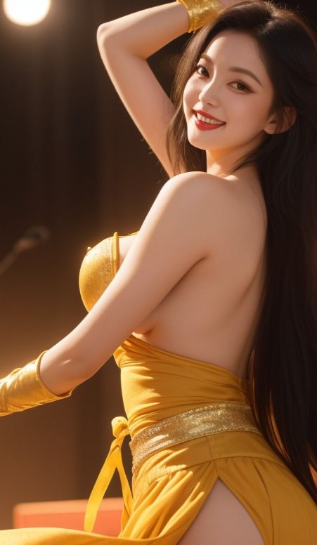 サンプル画像2:いろんな衣装で踊るよ！【AIグラビア写真集】(さとさん) [d_390457]