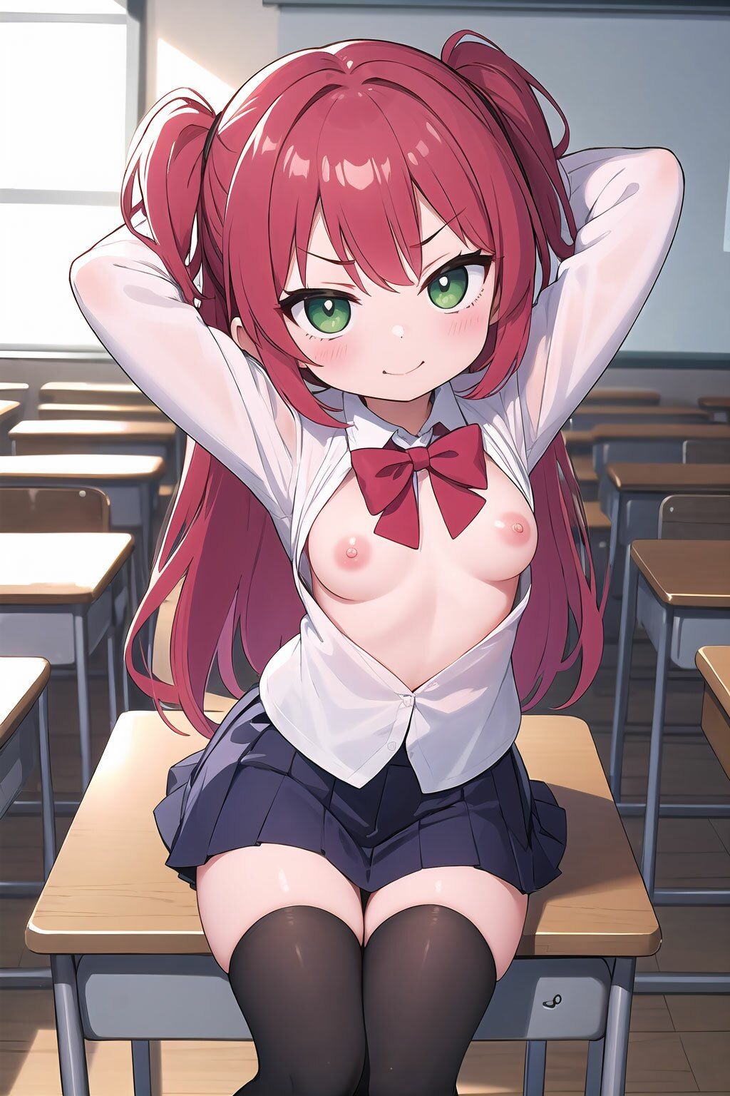 サンプル画像4:胸出し教室(電野  耳道) [d_390460]