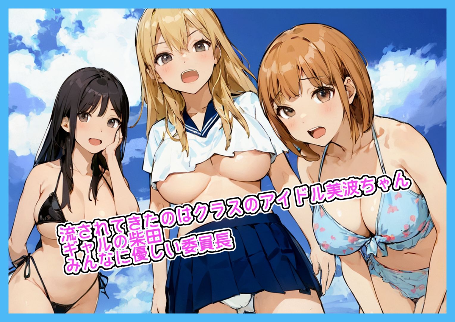 サンプル画像1:桃色島 AI生成版(東京漫画研究所) [d_390477]