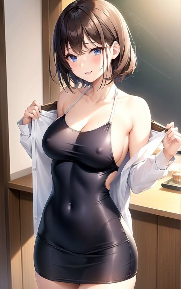 サンプル画像3:スク水女子〜AI美少女写真集〜(AI研究所) [d_390485]