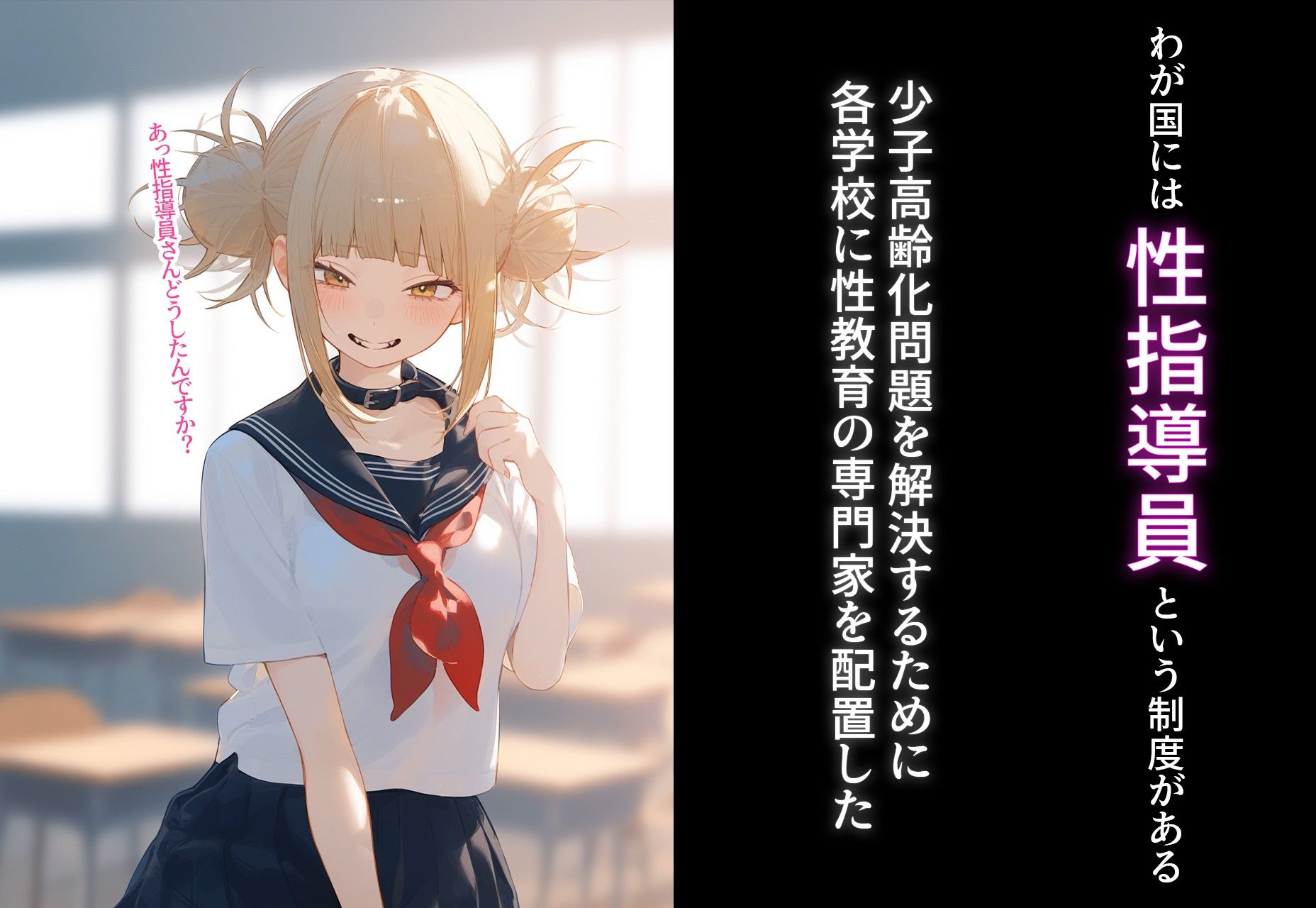 サンプル画像1:少子化対策性指導員〜性指導員さんは絶対！？〜 トガヒミ◯編(○○○ガール) [d_390497]