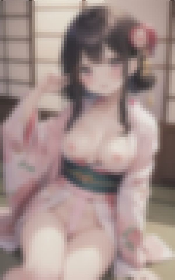 サンプル画像2:幼馴染の彼女が見せてくれたあの夏一晩の思い出浴衣の下の秘密パート04(妄想メガマックス) [d_390500]