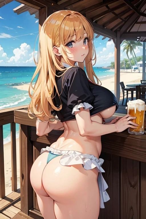 サンプル画像4:海の家催●女子アルバイト写真集1(AI dreamer) [d_390505]