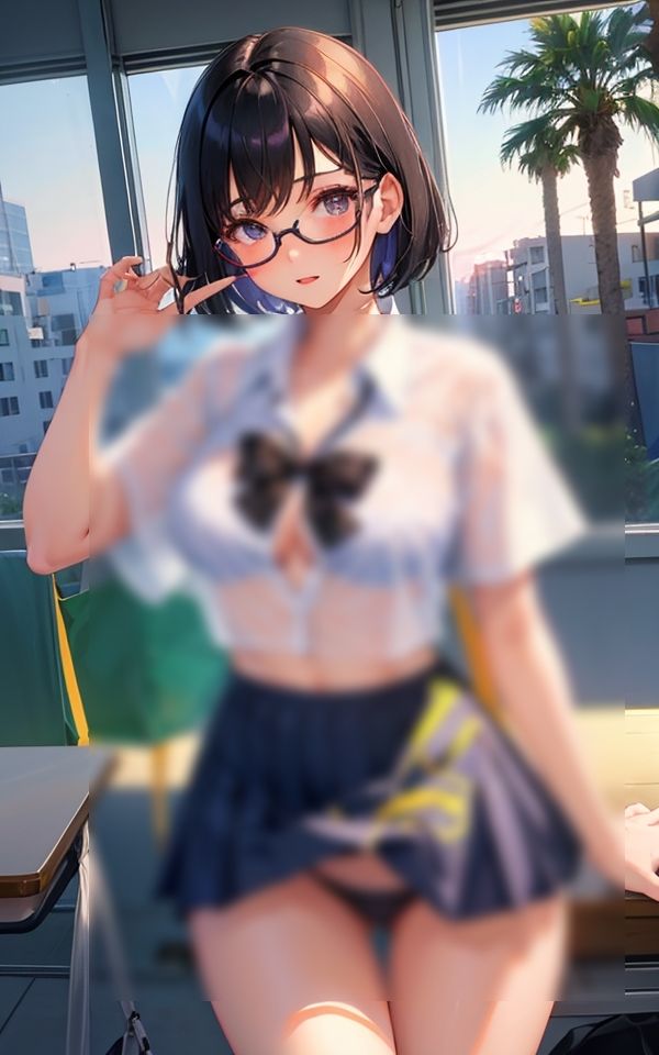 むっつりスケベなインテリ少女の画像1