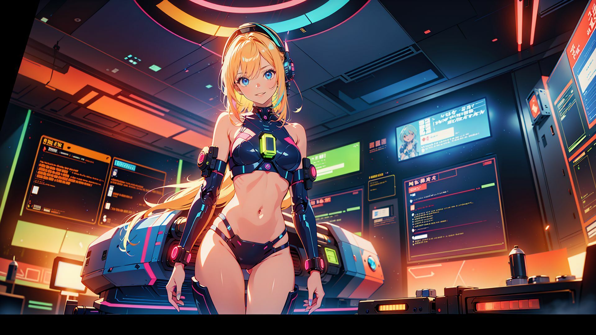 サンプル画像1:サイバースペースガール Full HD(AI ヤン) [d_390563]