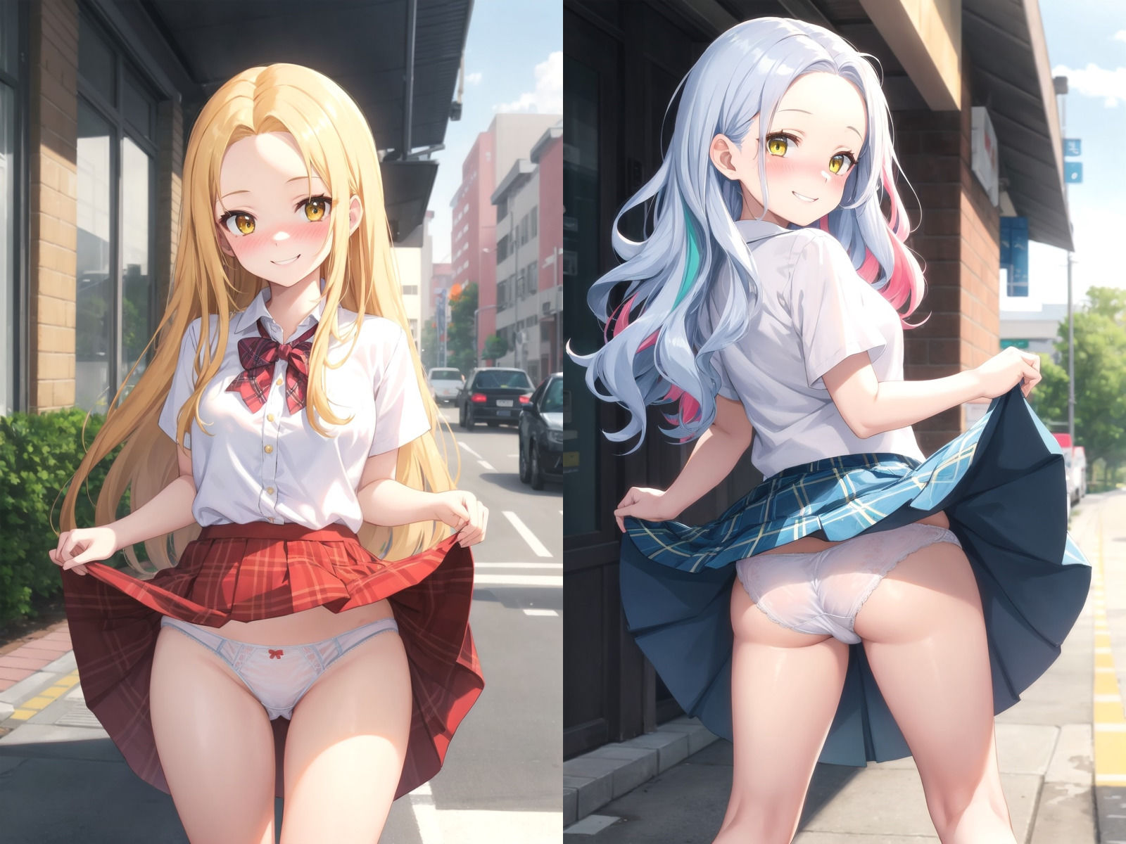 サンプル画像2:とつげき！街角JK〜あなたのぱんつ見せてください〜2(ぱんつ工房) [d_390566]