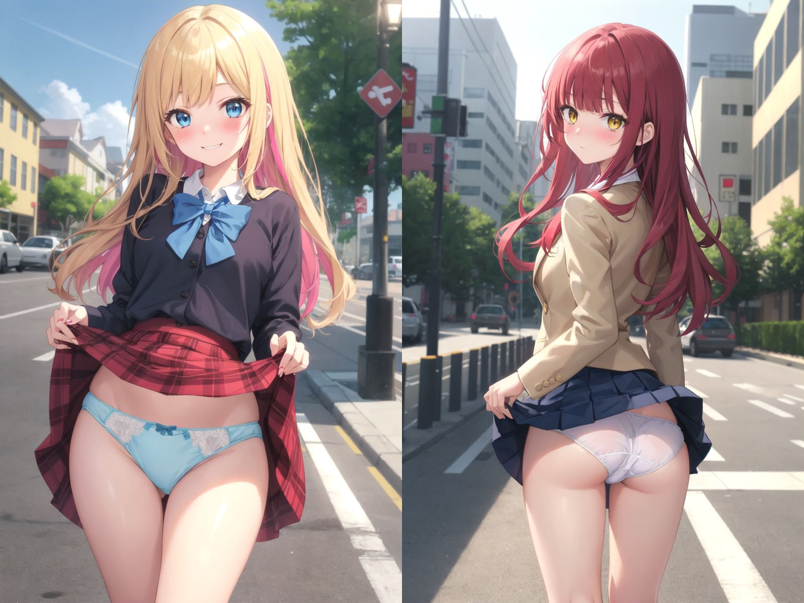 サンプル画像4:とつげき！街角JK〜あなたのぱんつ見せてください〜2(ぱんつ工房) [d_390566]