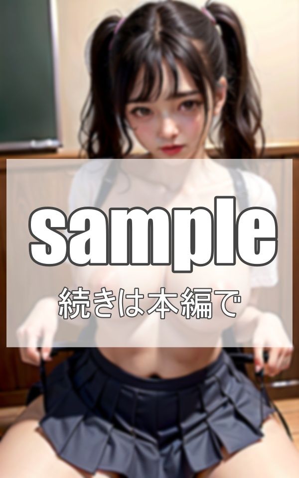 サンプル画像3:放課後の誘惑(深淵AI秘宝館) [d_390600]