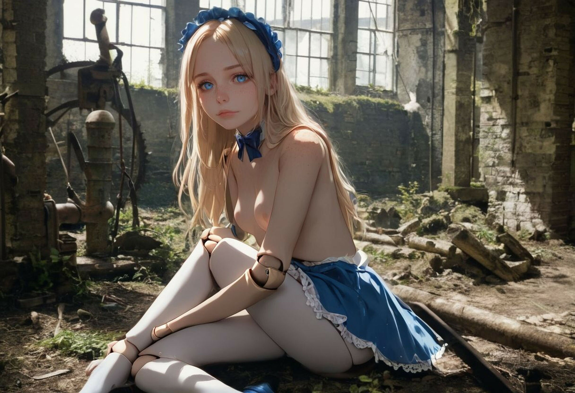 サンプル画像4:非実在少女アリス 廃墟(非実在少女アリス製作委員会) [d_390616]