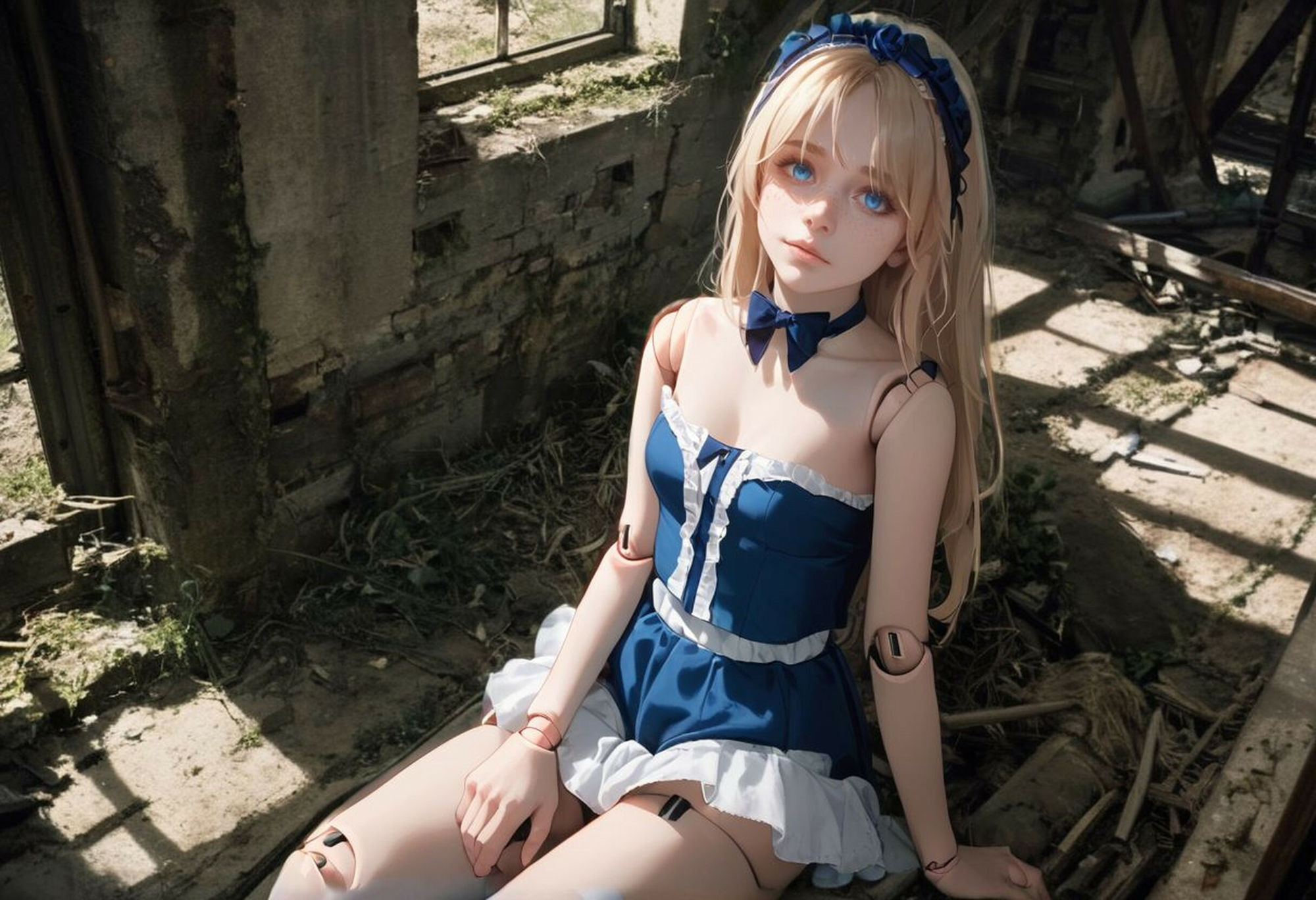 サンプル画像6:非実在少女アリス 廃墟(非実在少女アリス製作委員会) [d_390616]