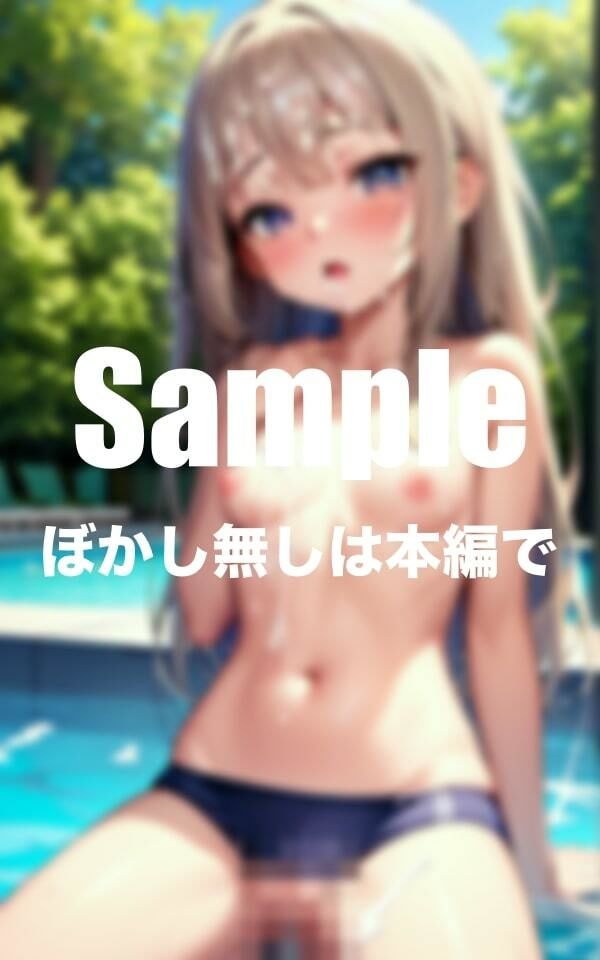 サンプル画像1:水着美女にぶっかけ中◯し(おっぱい店長) [d_390622]