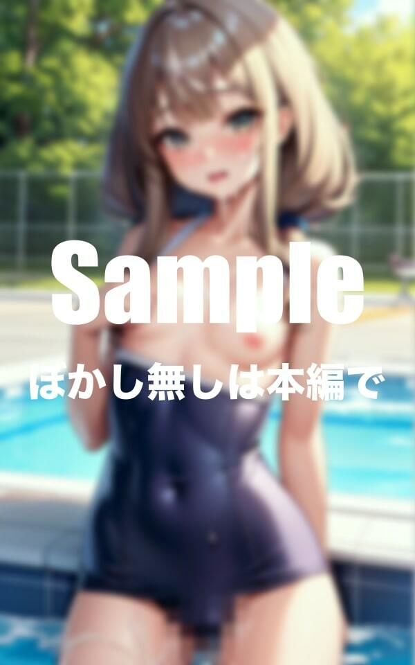 サンプル画像2:水着美女にぶっかけ中◯し(おっぱい店長) [d_390622]