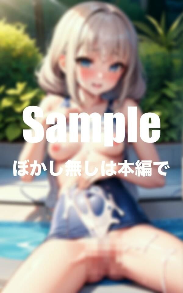 サンプル画像3:水着美女にぶっかけ中◯し(おっぱい店長) [d_390622]