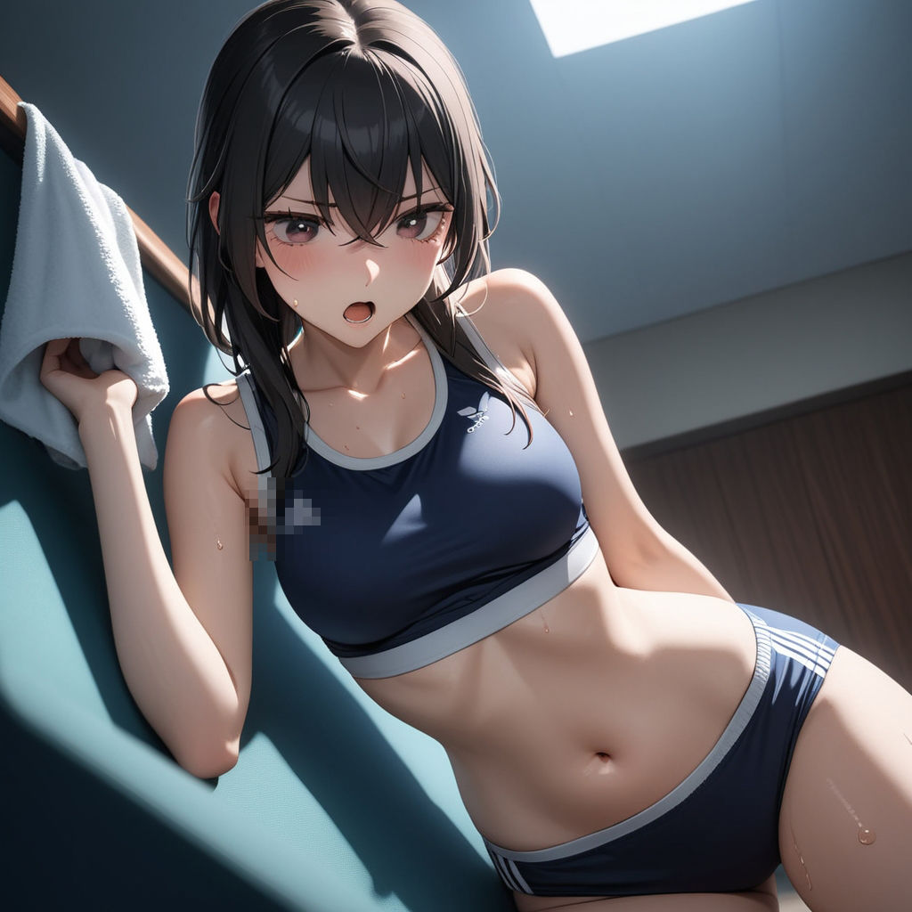 サンプル画像4:陸上女子を熱血指導！陸上ユニフォームの魅力(ふりかけテキーラ) [d_390642]