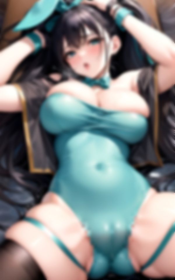サンプル画像5:バニーガールのコスプレでびしょ濡れになった天然巨乳娘ちゃん(AIラブガール) [d_390710]