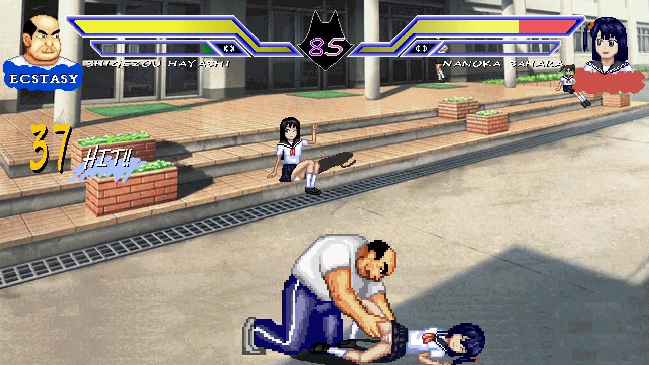 サンプル画像1:セーラー服の生徒を凌●する変態教師(WOLF) [d_390815]