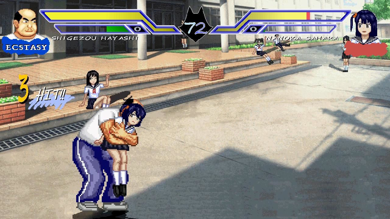 サンプル画像2:セーラー服の生徒を凌●する変態教師(WOLF) [d_390815]