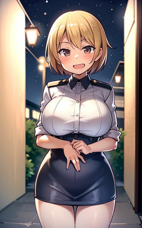 サンプル画像1:ポリスちゃんのイケない証拠(やらシコ) [d_390823]