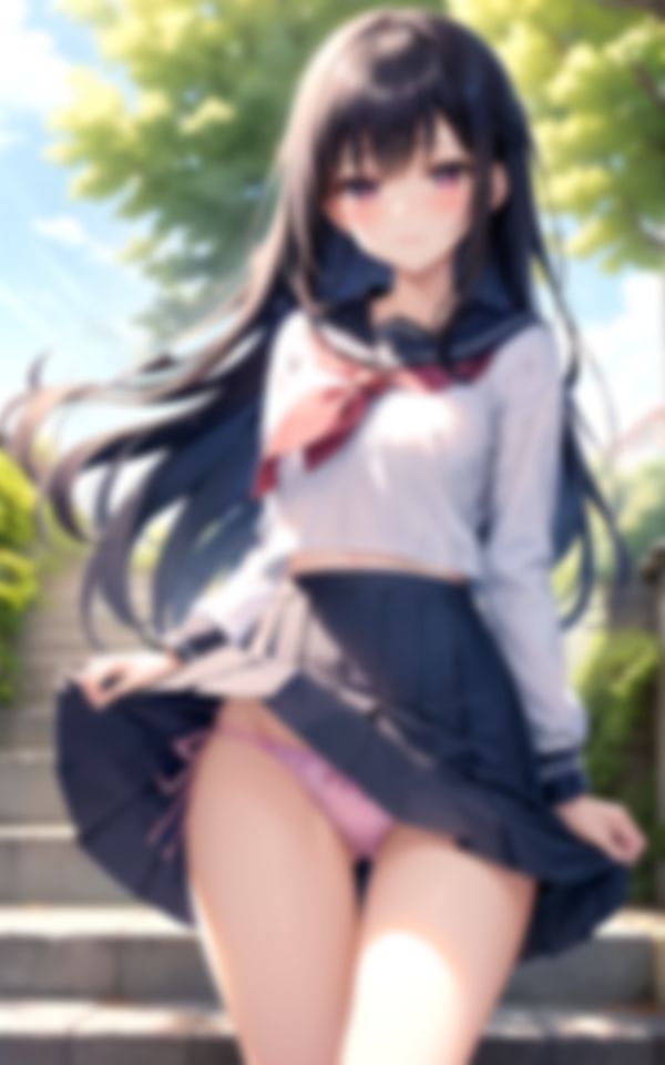 サンプル画像1:高嶺の花子さんも天然パンチラ(ero03) [d_390842]